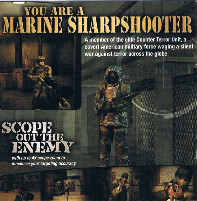 Inside Cover for CTU: Marine Sharpshooter (Windows)