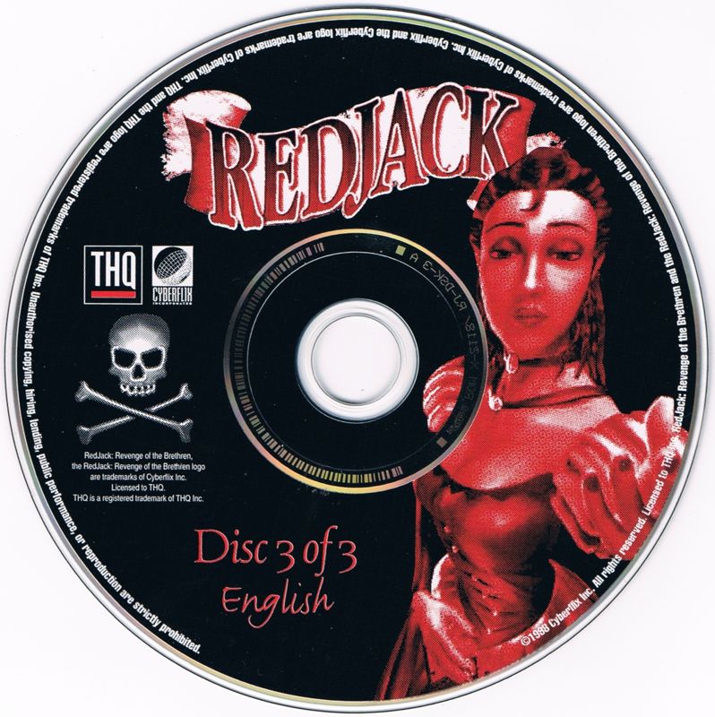 Media for RedJack: The Revenge of the Brethren (Macintosh and Windows): Disc 3/3