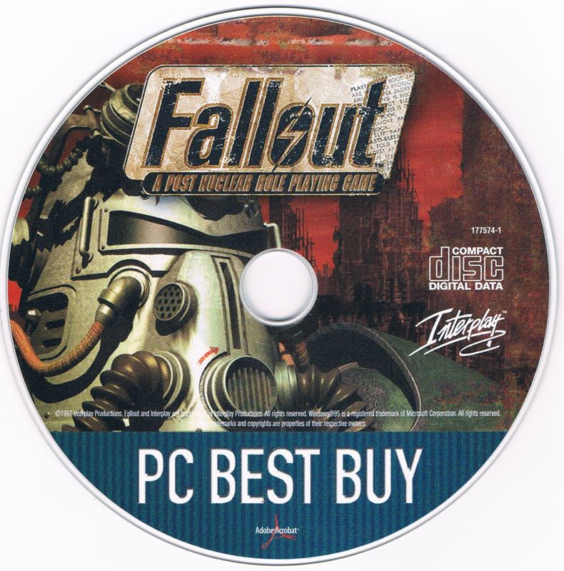 Media for Fallout / Fallout 2 (Windows) (PC Best Buy release): Fallout