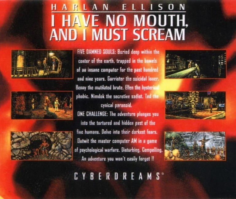 Harlan Ellison I Have No Mouth, and I Must Scream cover or packaging Harlan Ellison I Have No Mouth, and I Must Scream cover or packaging