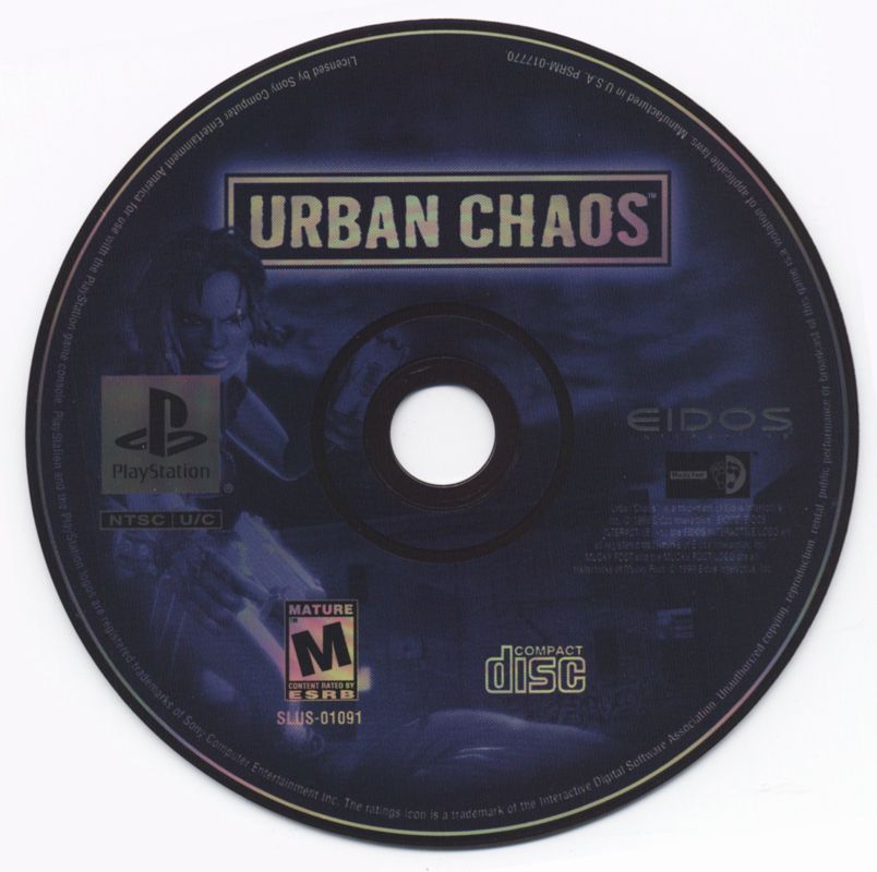 Media for Urban Chaos (PlayStation)