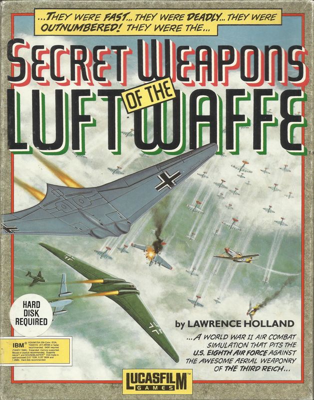 Front Cover for Secret Weapons of the Luftwaffe (DOS) (5.25" disk release (v1.01))
