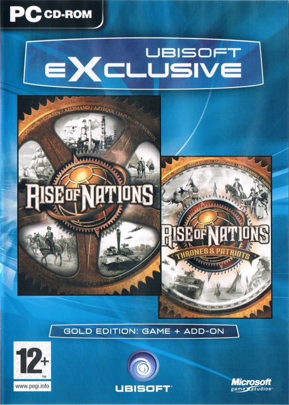 Front Cover for Rise of Nations: Gold Edition (Windows) (Ubisoft eXclusive release)