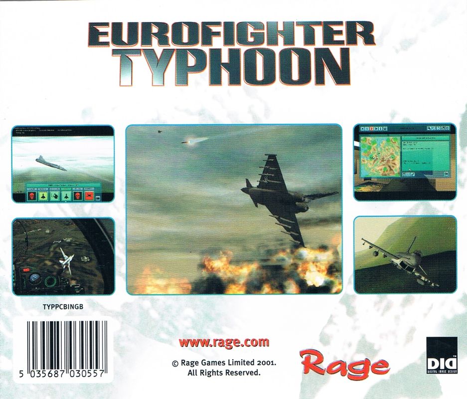 Other for Eurofighter Typhoon (Windows): Jewel Case - Back