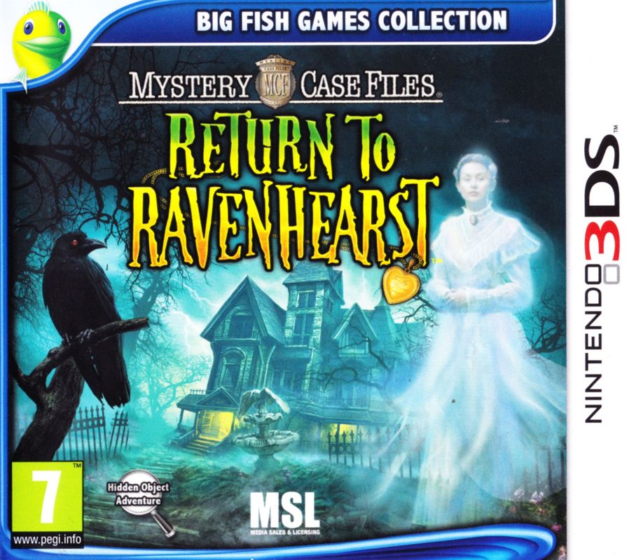 Front Cover for Mystery Case Files: Return to Ravenhearst (Nintendo 3DS)