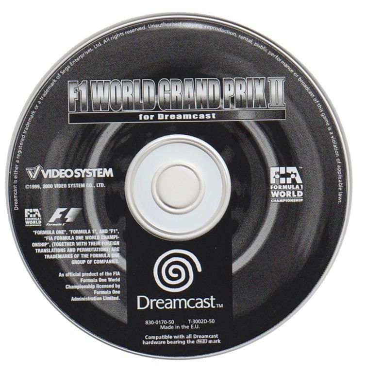 Media for F1 World Grand Prix II (Dreamcast)