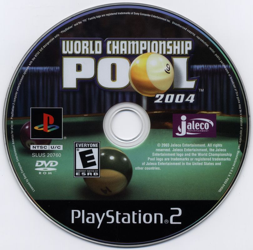 Media for World Championship Pool 2004 (PlayStation 2)