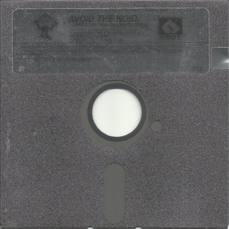 Media for Avoid the Noid (Commodore 64 and DOS) (5.25" Release (version 1.1 for IBM with EGA support & Commodore 64)): Commodore