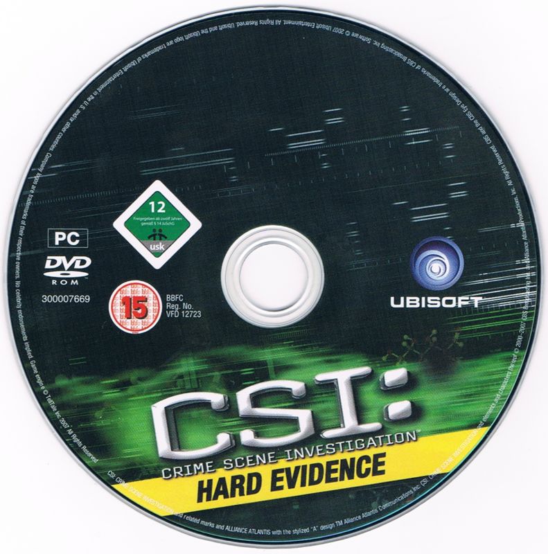 Media for CSI: Crime Scene Investigation - Hard Evidence (Windows) (Scandinavian release, English language)