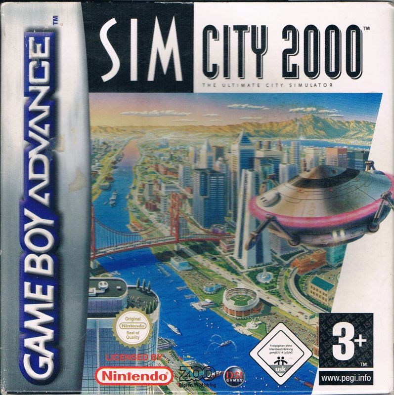 Front Cover for SimCity 2000 (Game Boy Advance)