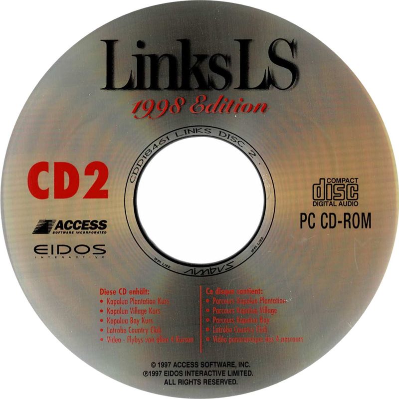 Media for Links LS: 1998 Edition (Windows) (Re-release): Disc 2