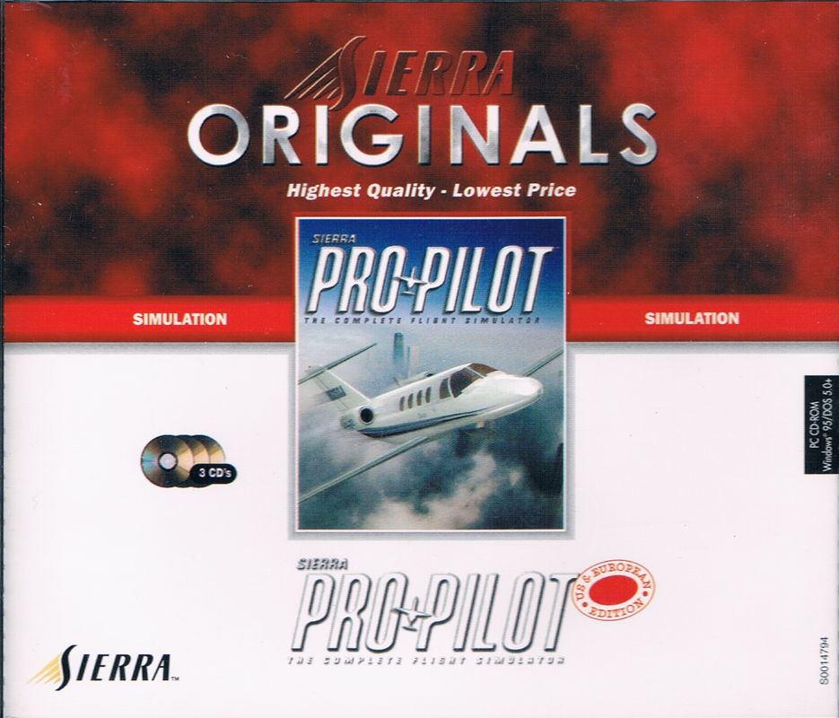 Other for Sierra Pro Pilot 98: The Complete Flight Simulator (Windows) (SierraOriginals release): Jewel Case - Front