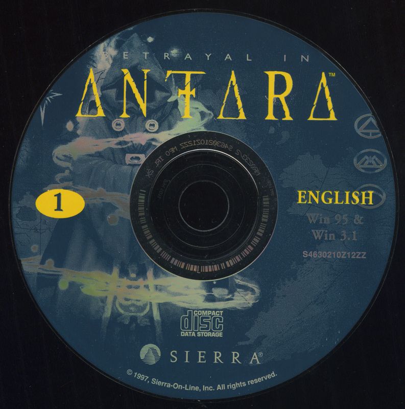 Media for Betrayal in Antara (Windows and Windows 3.x): Disc 1