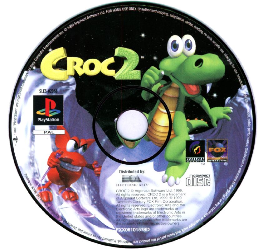 Media for Croc 2 (PlayStation)