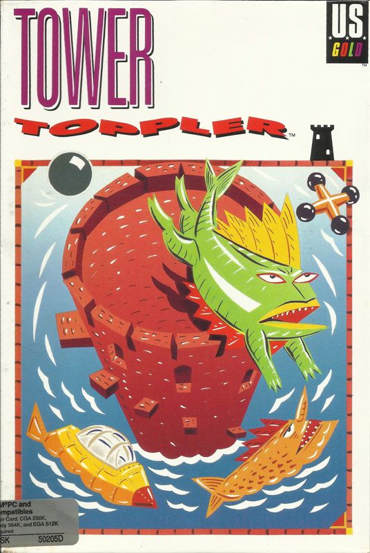 Front Cover for Tower Toppler (DOS) (5.25" Release)