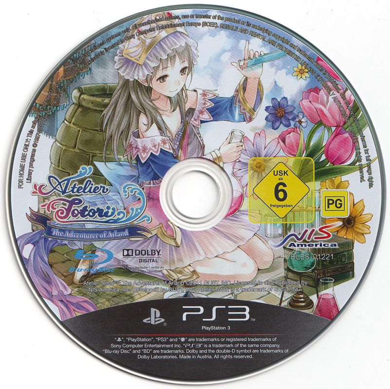 Media for Atelier Totori: The Adventurer of Arland (PlayStation 3)