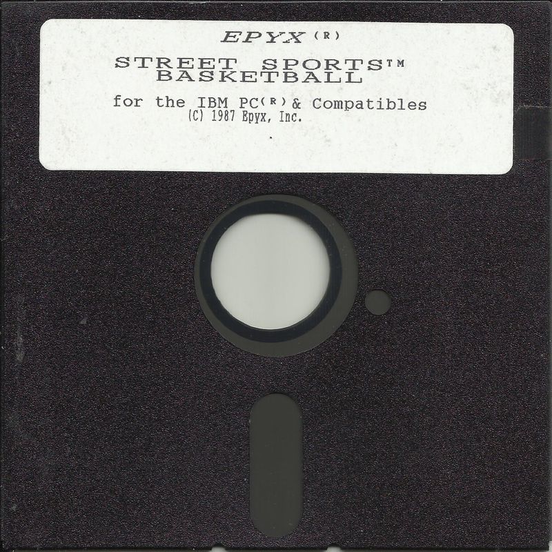 Media for Street Sports Basketball (DOS) (5.25" Re-release in 1988): Disk (1/1)