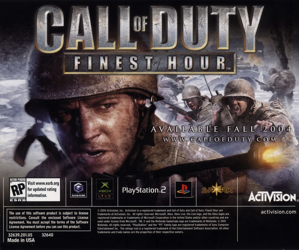 Other for Call of Duty: United Offensive (Windows): Jewel Case - Back