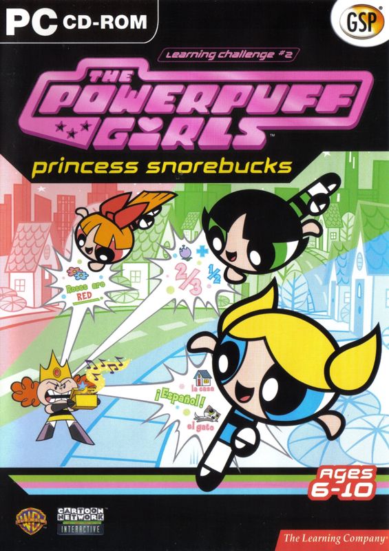 Front Cover for The Powerpuff Girls Learning Challenge #2: Princess Snorebucks (Windows)