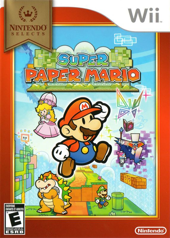 Front Cover for Super Paper Mario (Wii) (Nintendo Selects release)