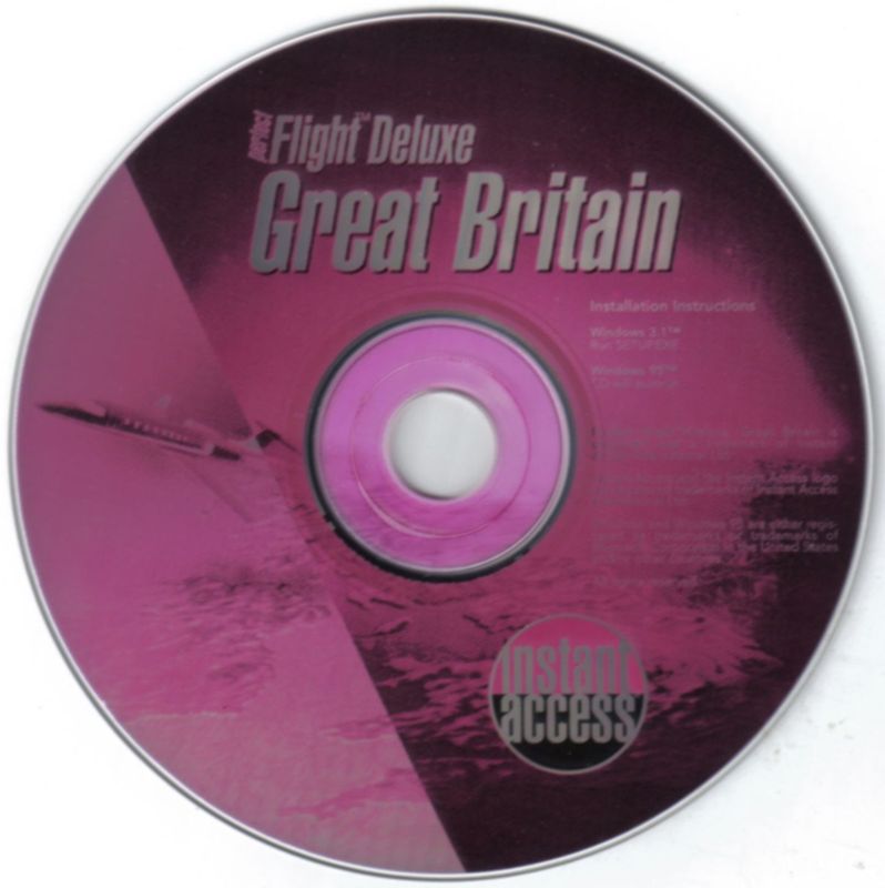 Media for Perfect Flight Deluxe: Great Britain (DOS and Windows)