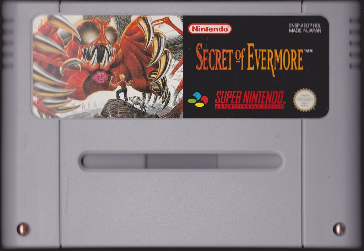 Media for Secret of Evermore (SNES): Front
