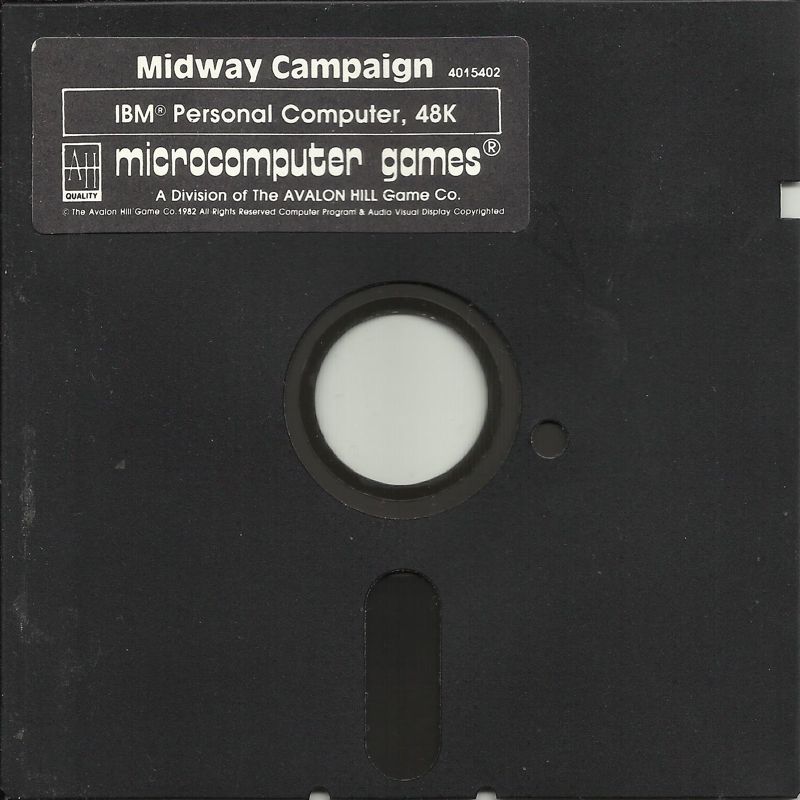 Media for Midway Campaign (DOS) (5.25" disk release)