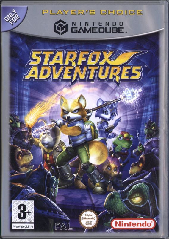 Front Cover for Star Fox Adventures (GameCube) (Player's Choice release)