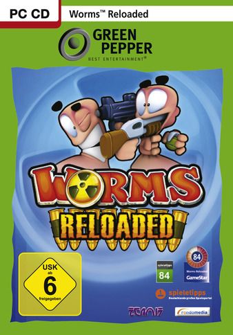 Front Cover for Worms: Reloaded (Windows) (Green Pepper budget release)