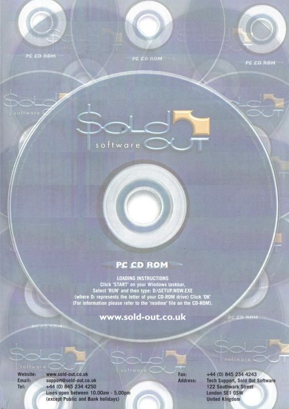 Inside Cover for Pharaoh: Gold (Windows) (Sold Out Software release): Right