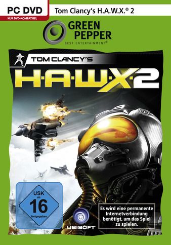 Front Cover for Tom Clancy's H.A.W.X 2 (Windows) (Green Pepper budget release)