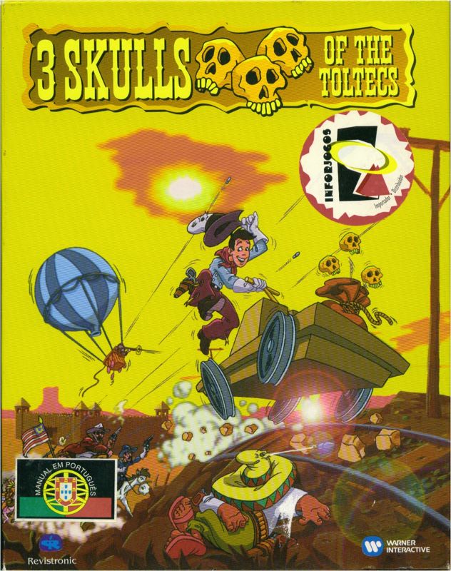 Front Cover for 3 Skulls of the Toltecs (DOS and Windows)