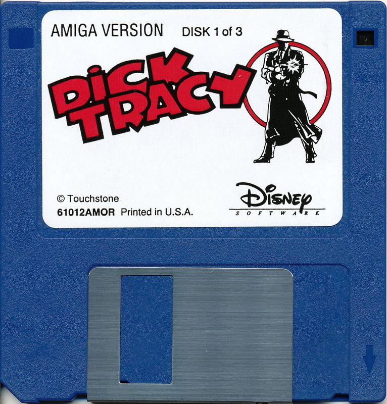 Media for Dick Tracy: The Crime-Solving Adventure (Amiga)