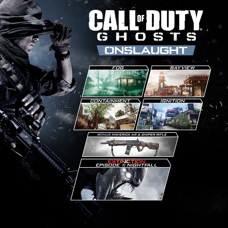 Front Cover for Call of Duty: Ghosts - Onslaught (PlayStation 3 and PlayStation 4) (PSN release)