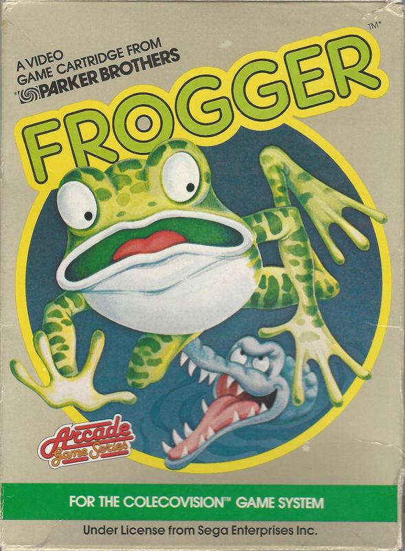 Front Cover for Frogger (ColecoVision)