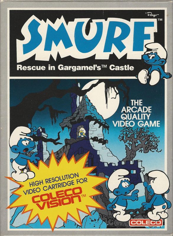 Front Cover for Smurf: Rescue in Gargamel's Castle (ColecoVision)