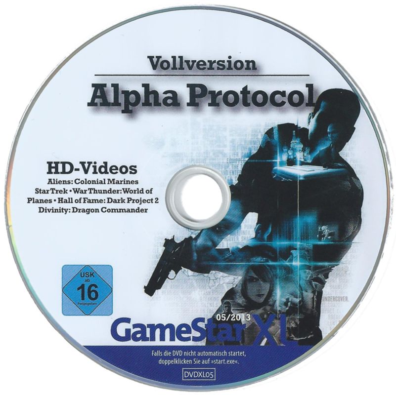 Media for Alpha Protocol (Windows) (GameStar XL 05/2013 covermount): Disc 1