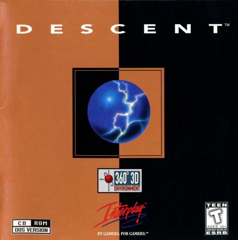 Front Cover for Descent (DOS)