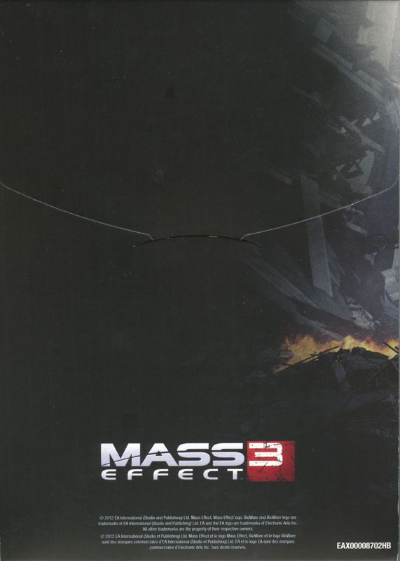 Other for Mass Effect 3 (N7 Collector's Edition) (PlayStation 3): Extras Cardboard Box - Back
