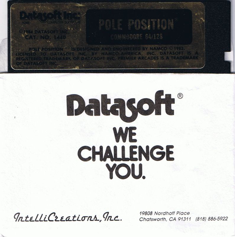 Media for Pole Position (Atari 8-bit and Commodore 64): Commodore 64