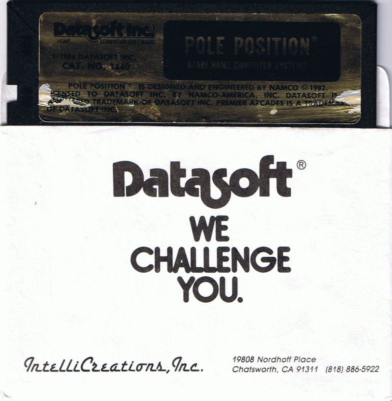Media for Pole Position (Atari 8-bit and Commodore 64): Atari 8-bit