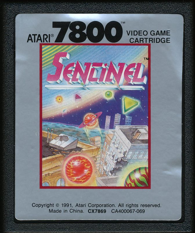 Media for Sentinel (Atari 7800)