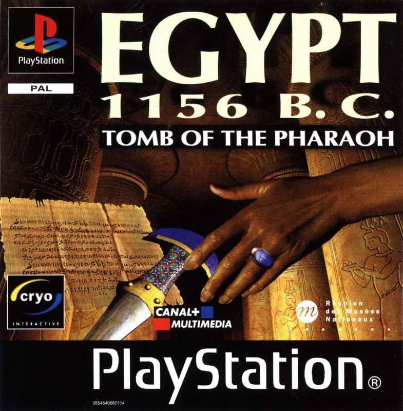 Front Cover for Egypt 1156 B.C.: Tomb of the Pharaoh (PlayStation)