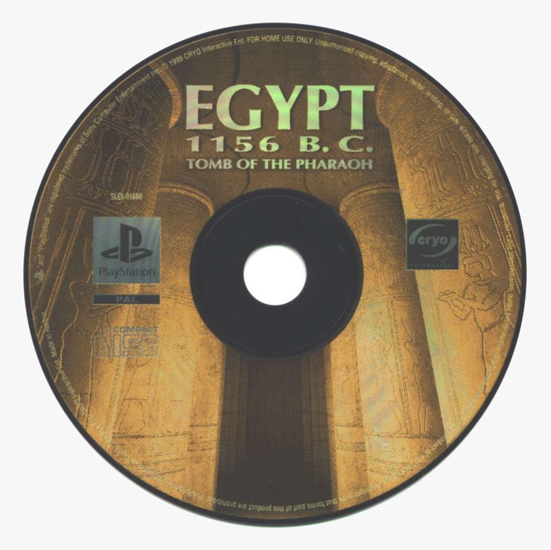 Media for Egypt 1156 B.C.: Tomb of the Pharaoh (PlayStation)