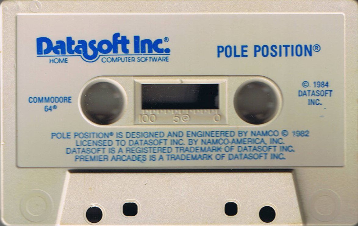 Media for Pole Position (Atari 8-bit and Commodore 64): Commodore 64 tape