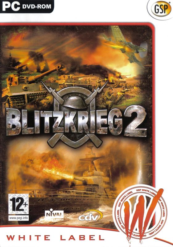 Front Cover for Blitzkrieg 2 (Windows) (GSP's White Label release)