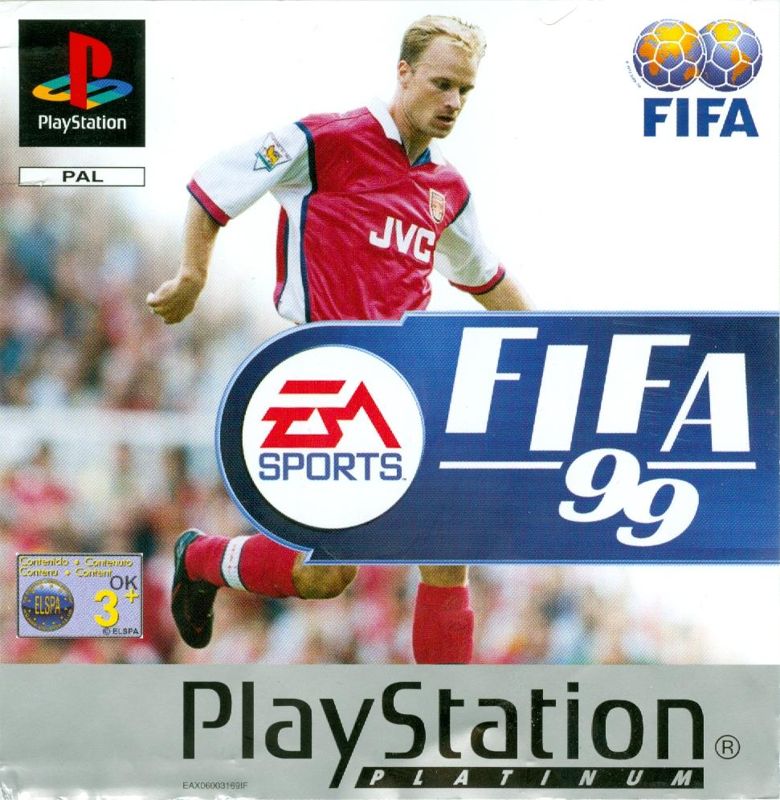 Front Cover for FIFA 99 (PlayStation) (Platinum release)