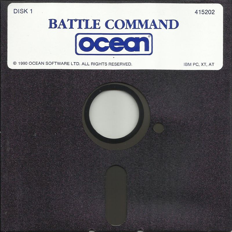 Media for Battle Command (DOS) (5.25" disk release): Disk 1/2