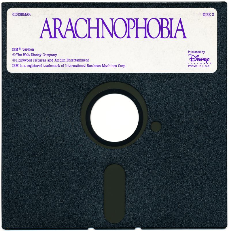 Media for Arachnophobia (DOS): 5.25" Floppy - Disk 2