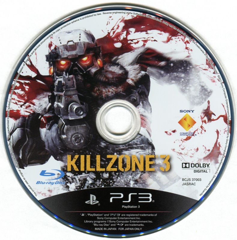 Killzone 3 cover or packaging material - MobyGames